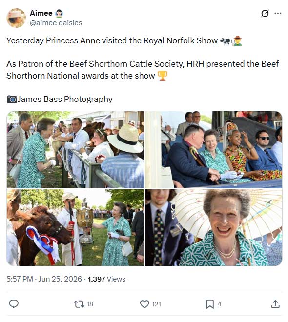 Princess Anne keeps her cool as she battles for trainers after King Charles