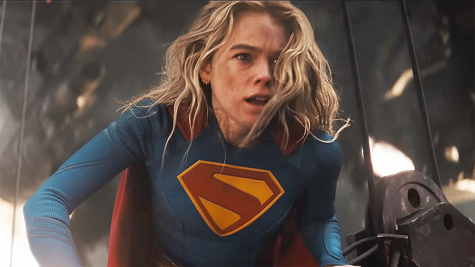 Kara Zor-El looks concerned in Supergirl