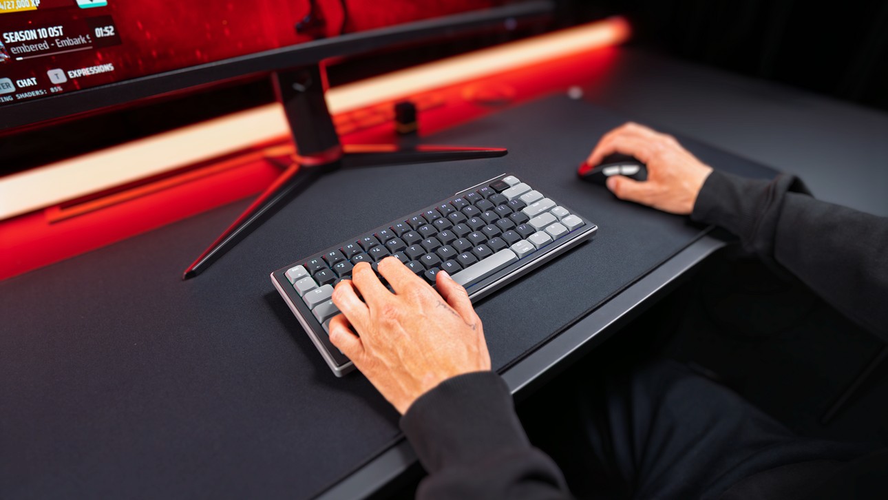 Lifestyle image of Cherry XTRFY K63W Pro gaming keyboard