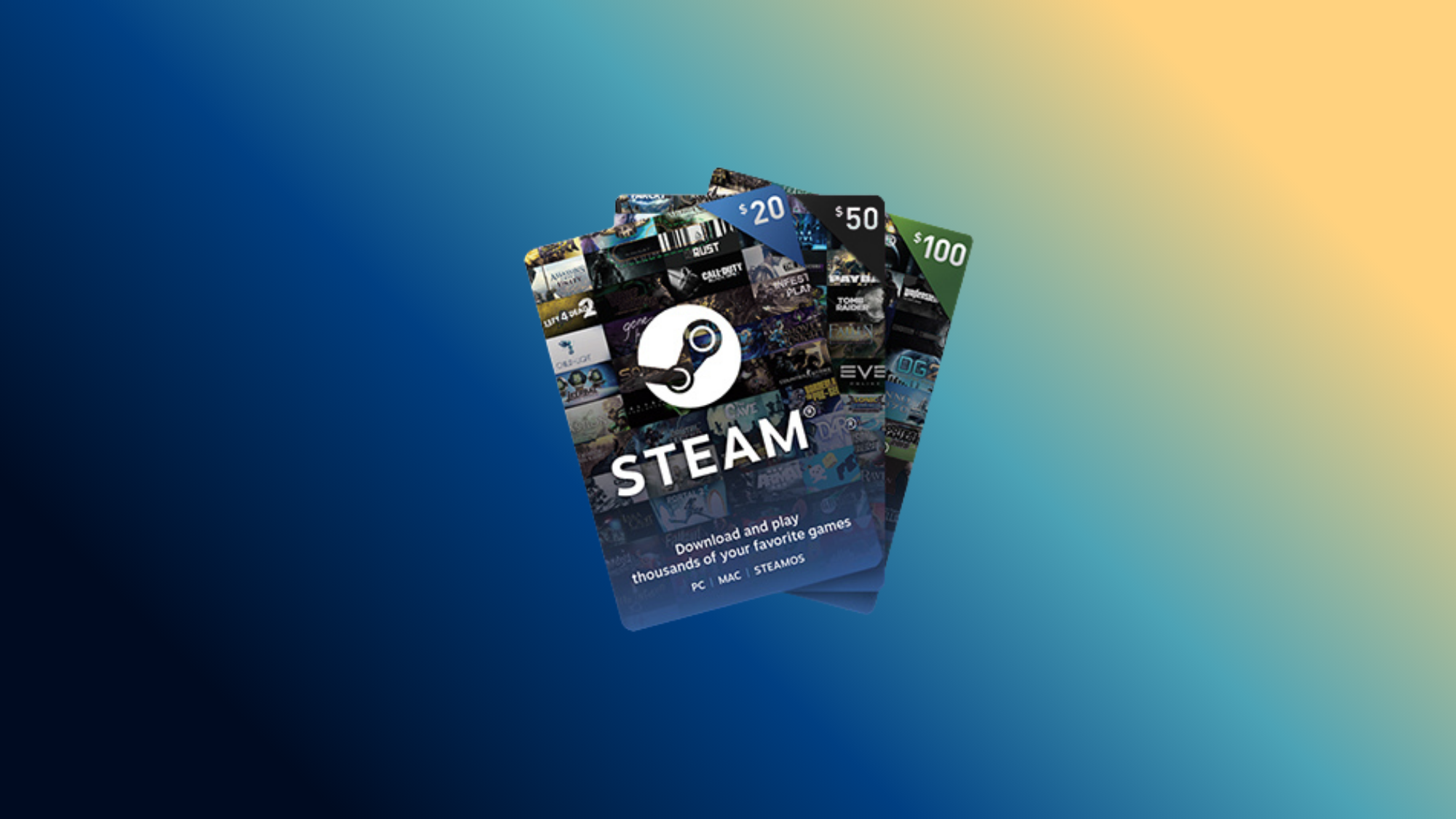 Steam gift card