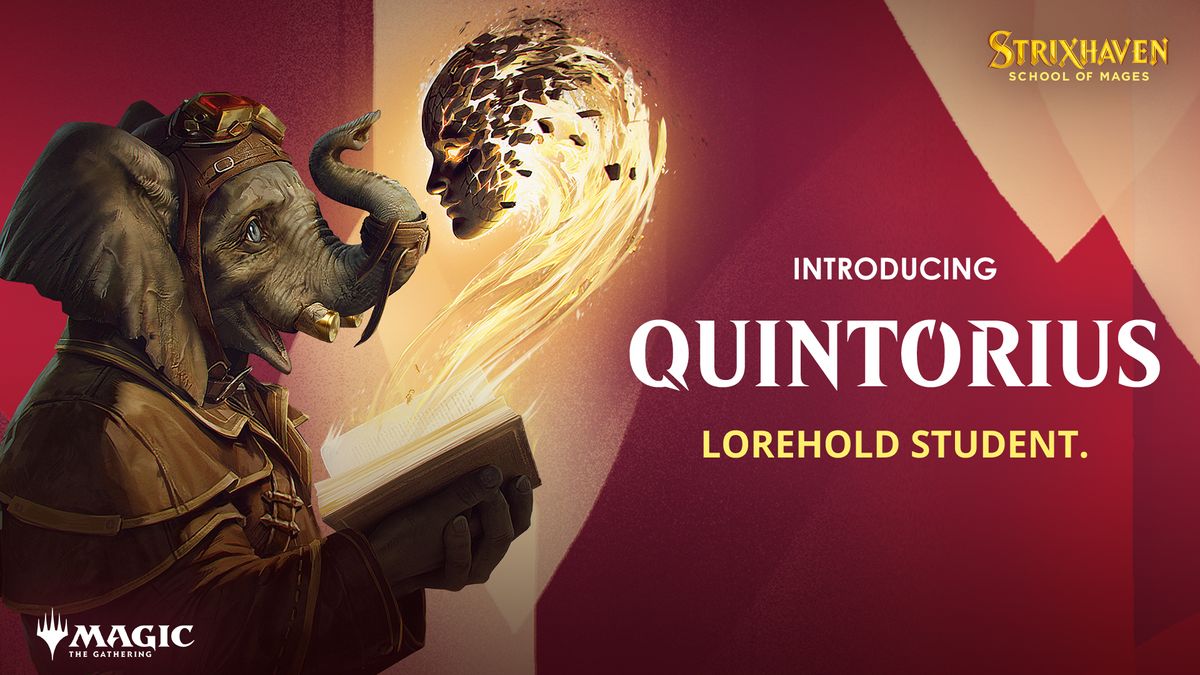 Quintorius speaks with a spirit from a book