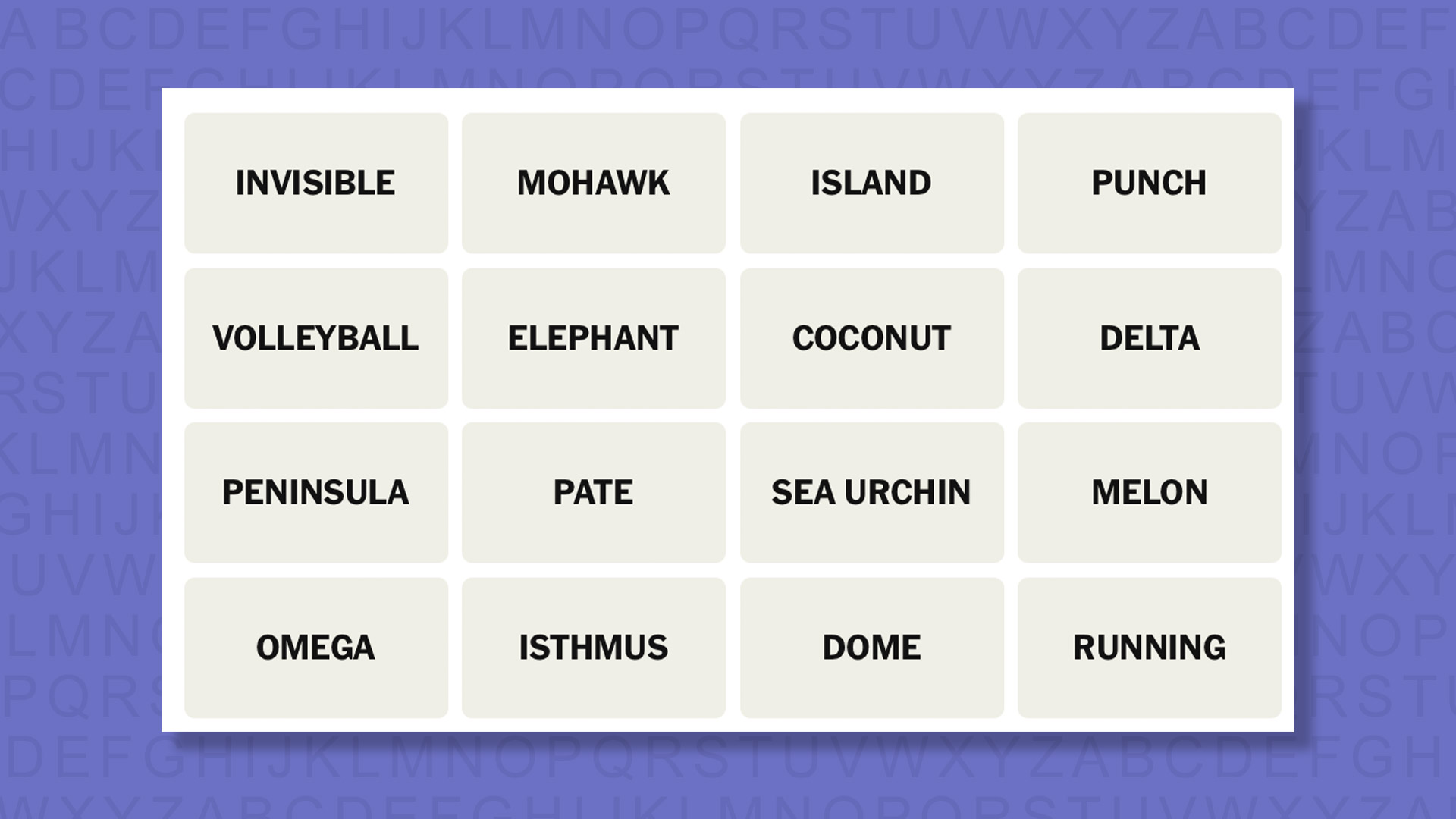 NEW Connections tip for game 1093 on a purple background