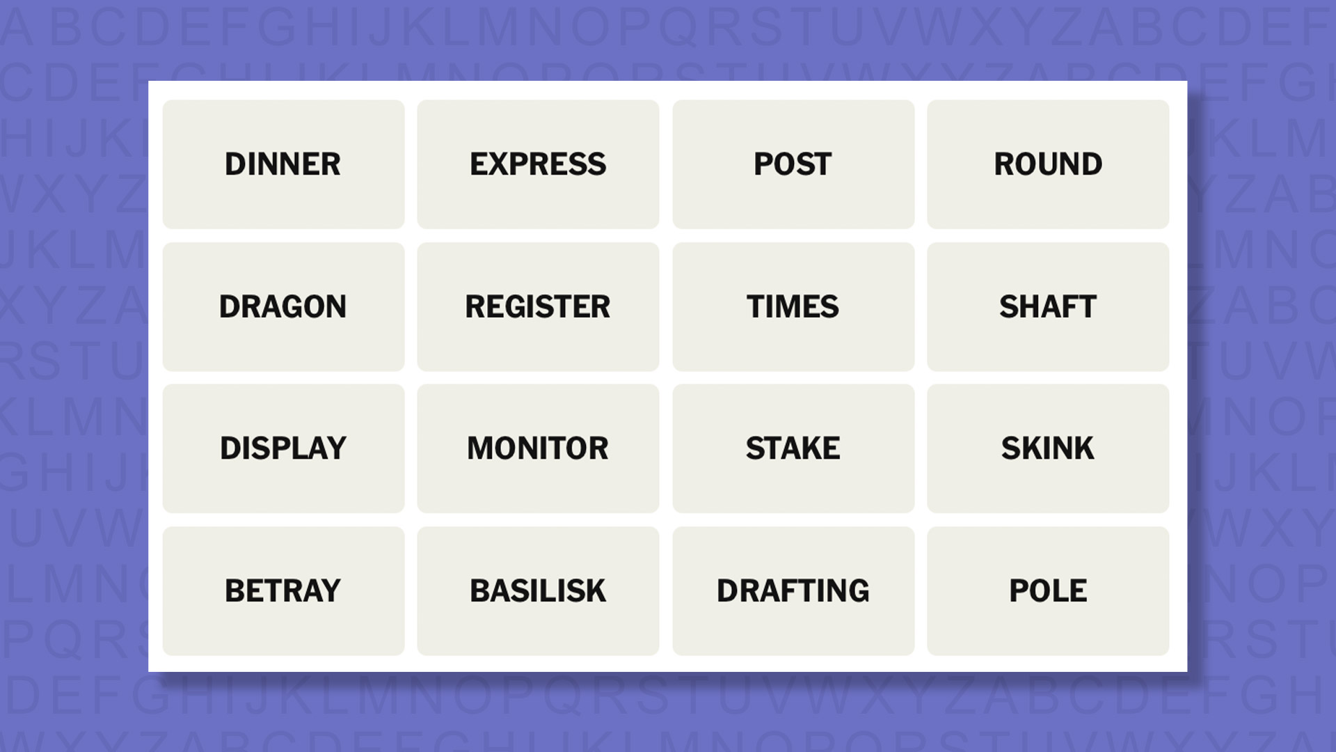 NEW Connections tip for game 1091 on a purple background