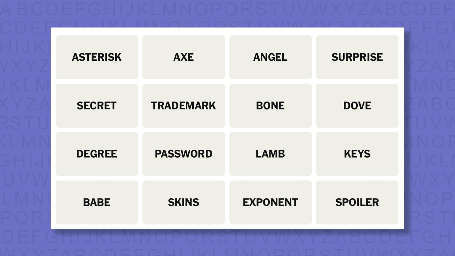 NEW Connections tip for game 1094 on a purple background