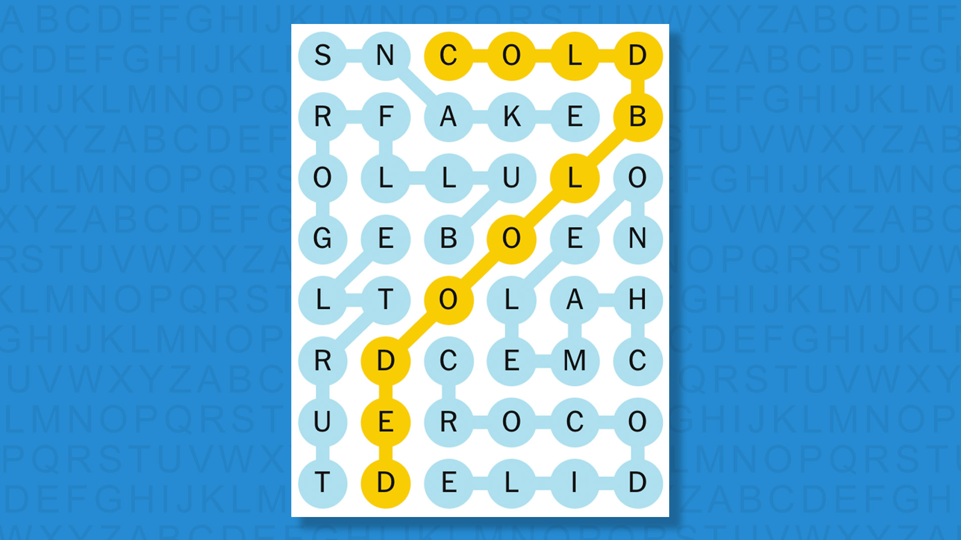 NEW Strands answer for game 826 on a blue background