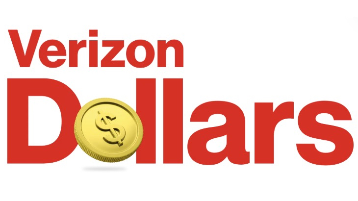 A Verizon Dollars logo