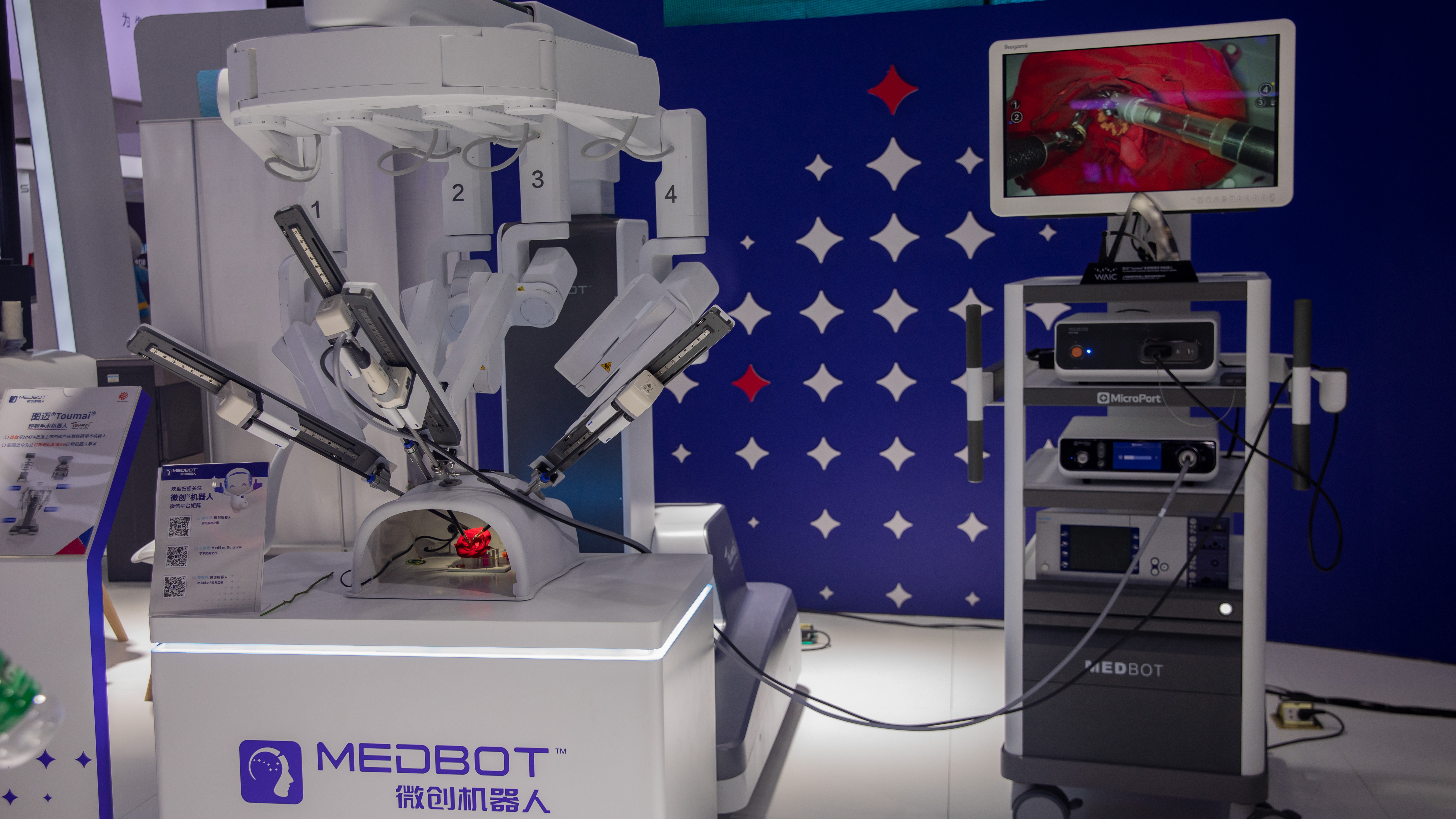 A demo of a remote operation robot