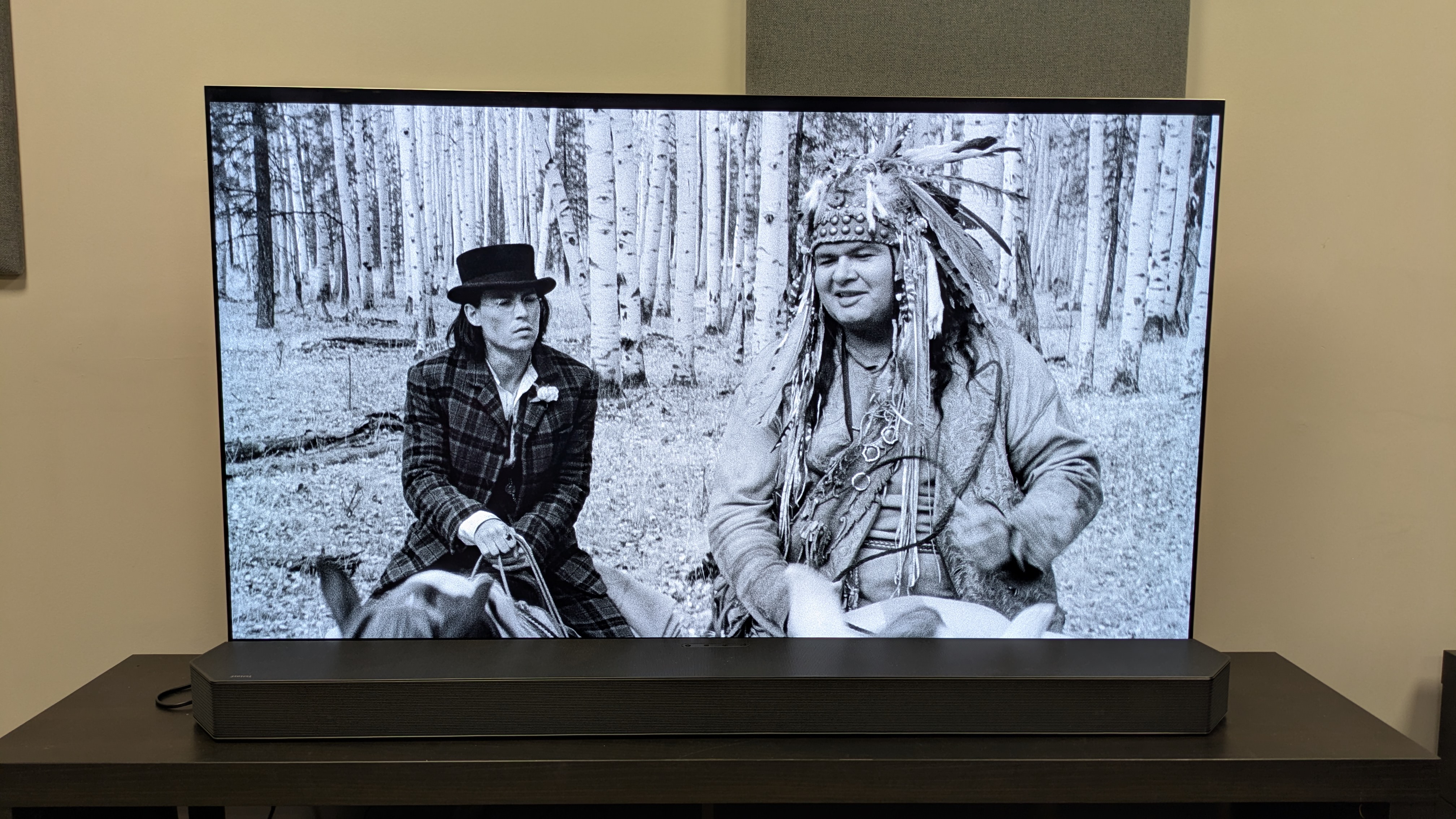 Dead Man 4K Blu-ray on LG G5 featuring William Blake and Nothing