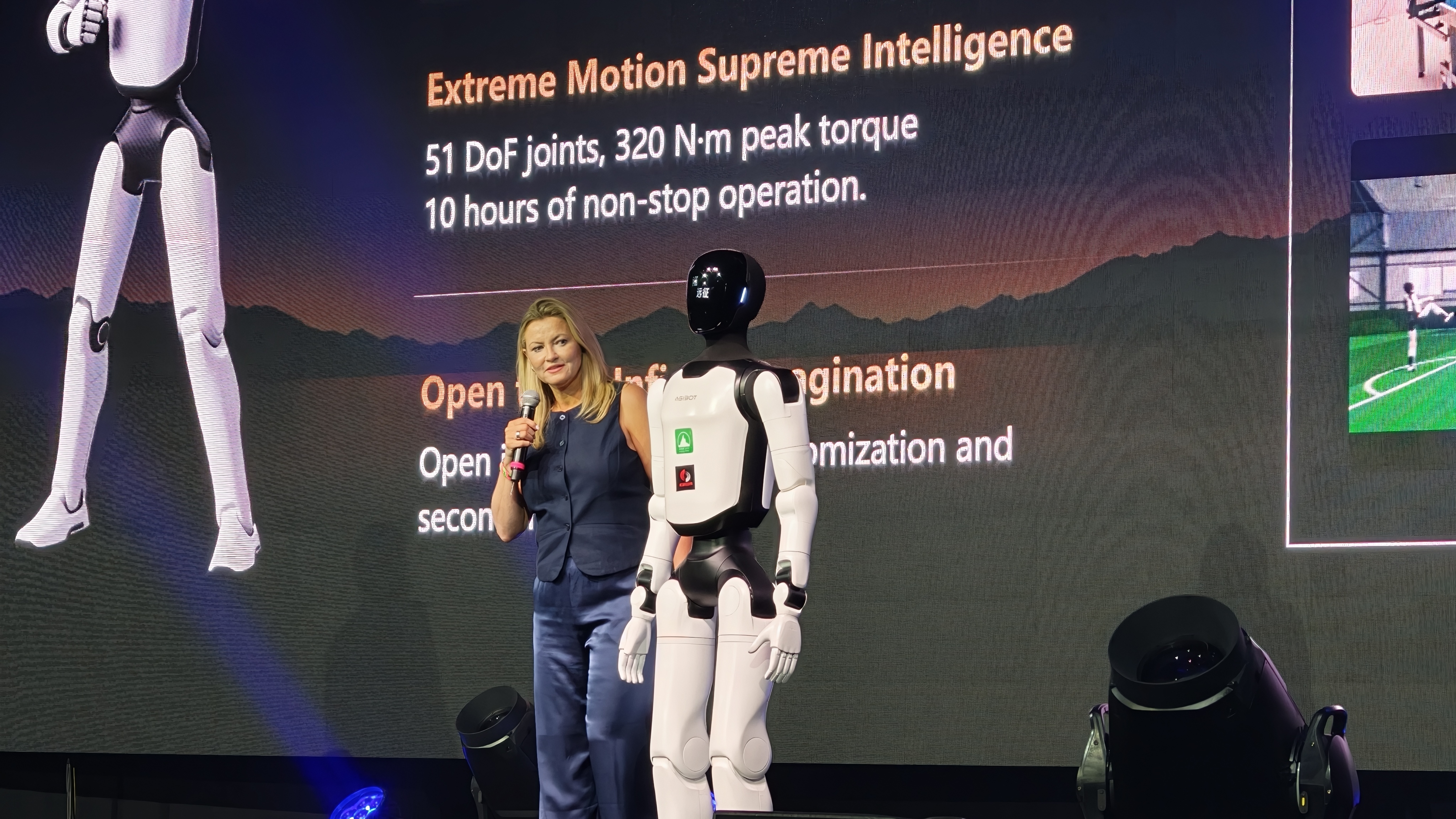 AGIBOT A3 on stage