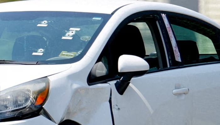 Vehicles involved in a shooting incident involving U.S. Immigration and Customs Enforcement (Ice) are towed from the scene in Biddeford, Maine, U.S., July 13, 2026. — Reuters