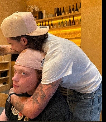 Brooklyn Beckham enjoys sushi dinner with brother-in-law Zach Peltz