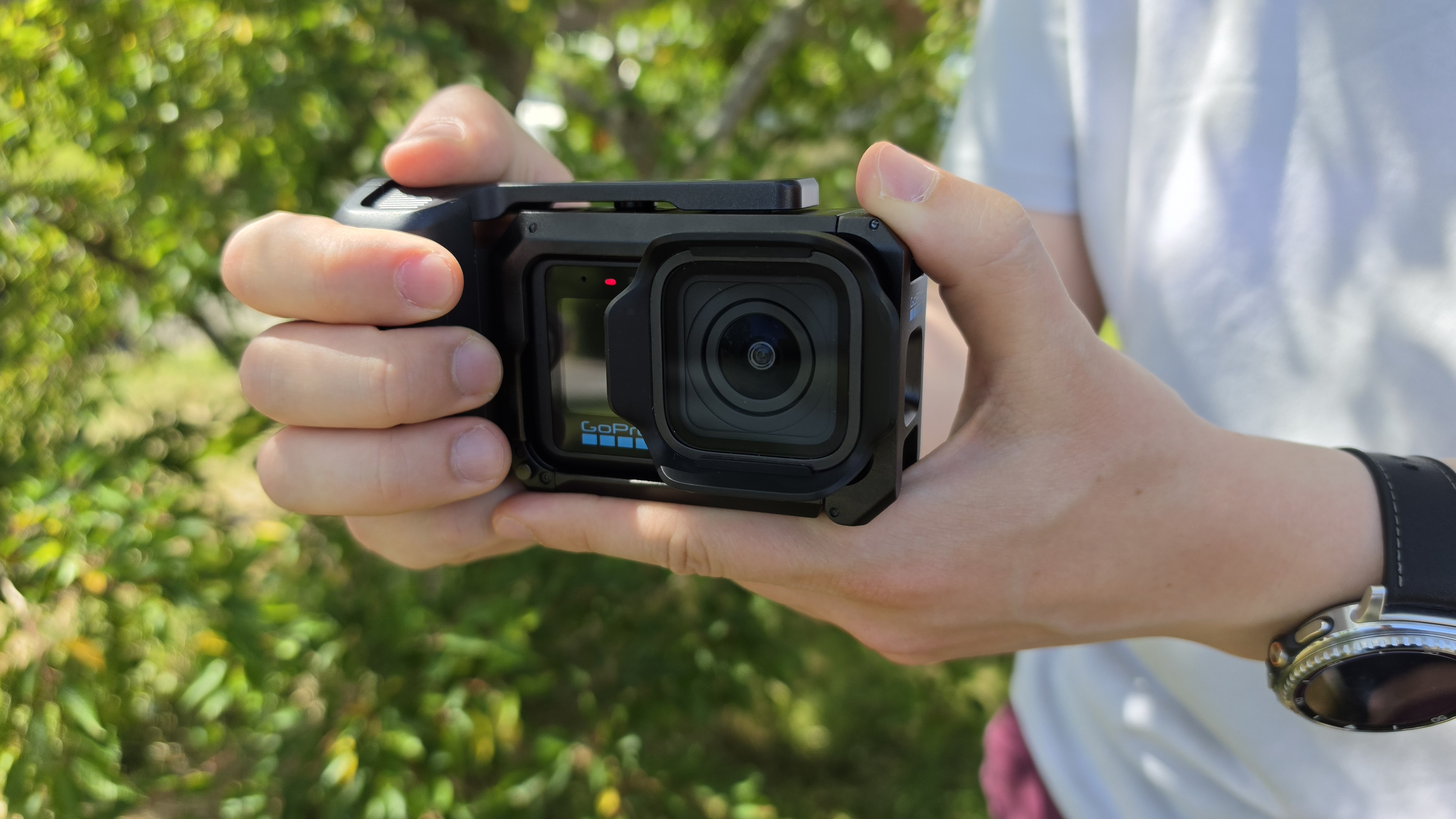 GoPro Mission 1 is held