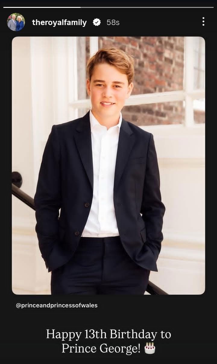 King Charles sends greetings to future King George as new scene begins
