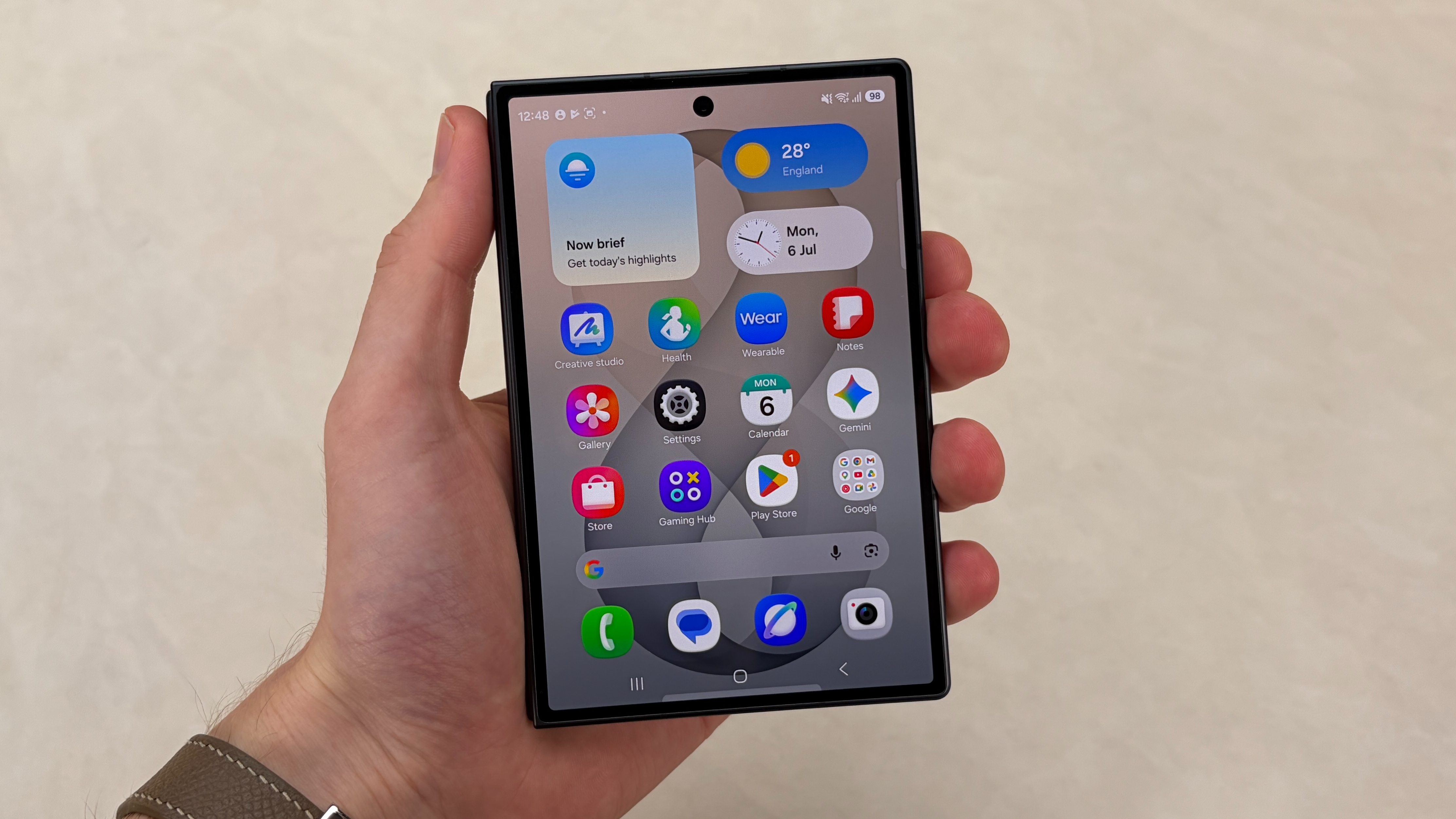 Samsung Galaxy Z Fold 8 in hand