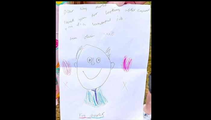 King Charles shares charming moment after receiving young fan's special artwork
