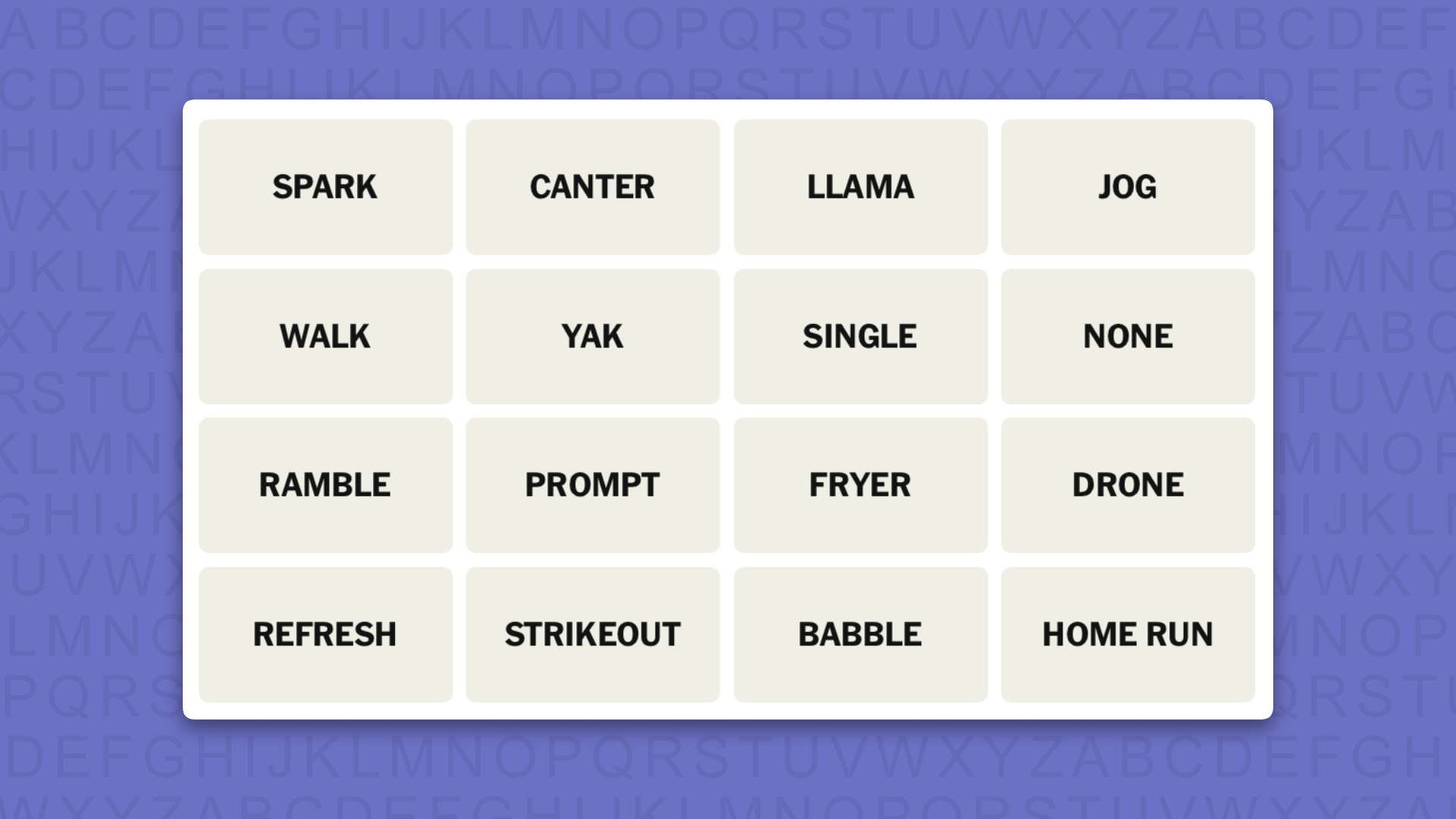 NEW Connections tip for game 1139 on a purple background