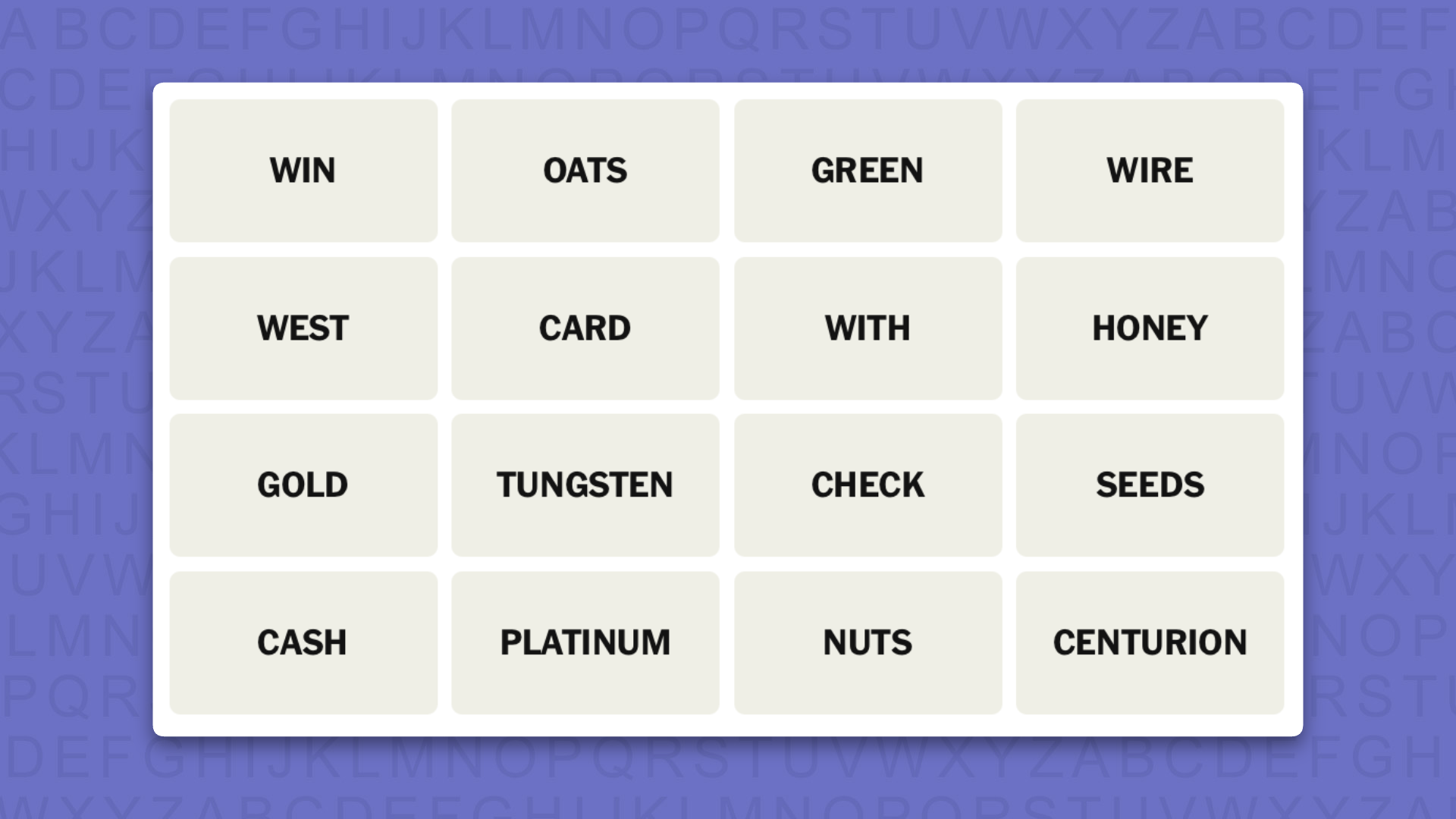 NEW Connections tip for game 1120 on a purple background