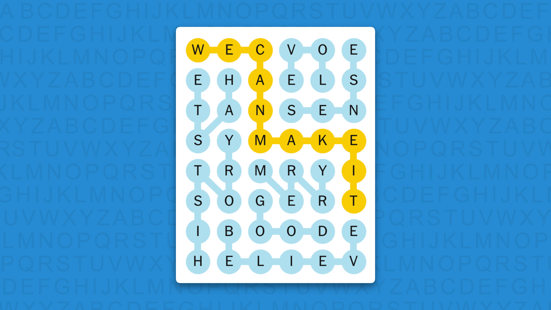 NYT Strands answer for game 859 on a blue background
